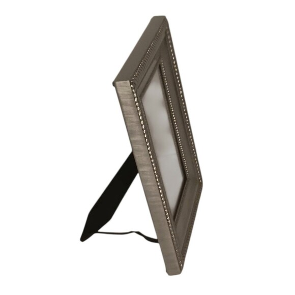 Silver Braided Metal Photo Frame 8" x 6" Photo Size 5.25" x 3.25" By Sixtrees - Picture 3 of 13